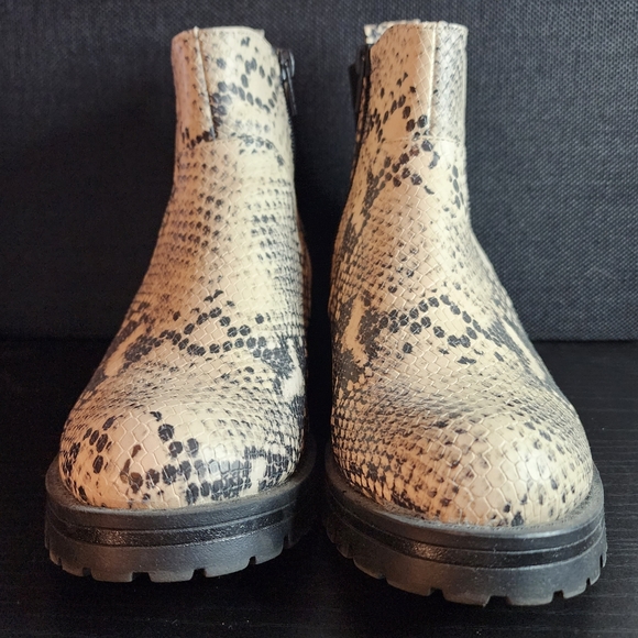 Faux Snake Skin Boots - Picture 2 of 4